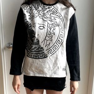 Vintage Versace youth crewneck logo sweater